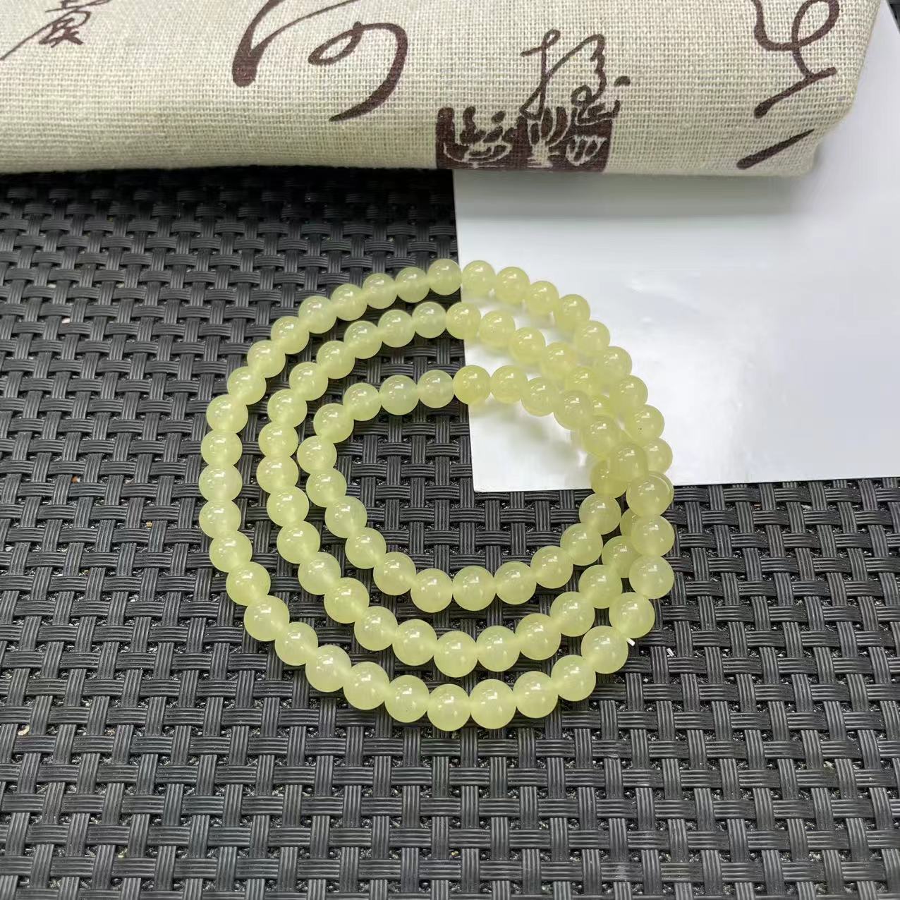 【大喜儿】青黄色多圈6m手链-12WQ117