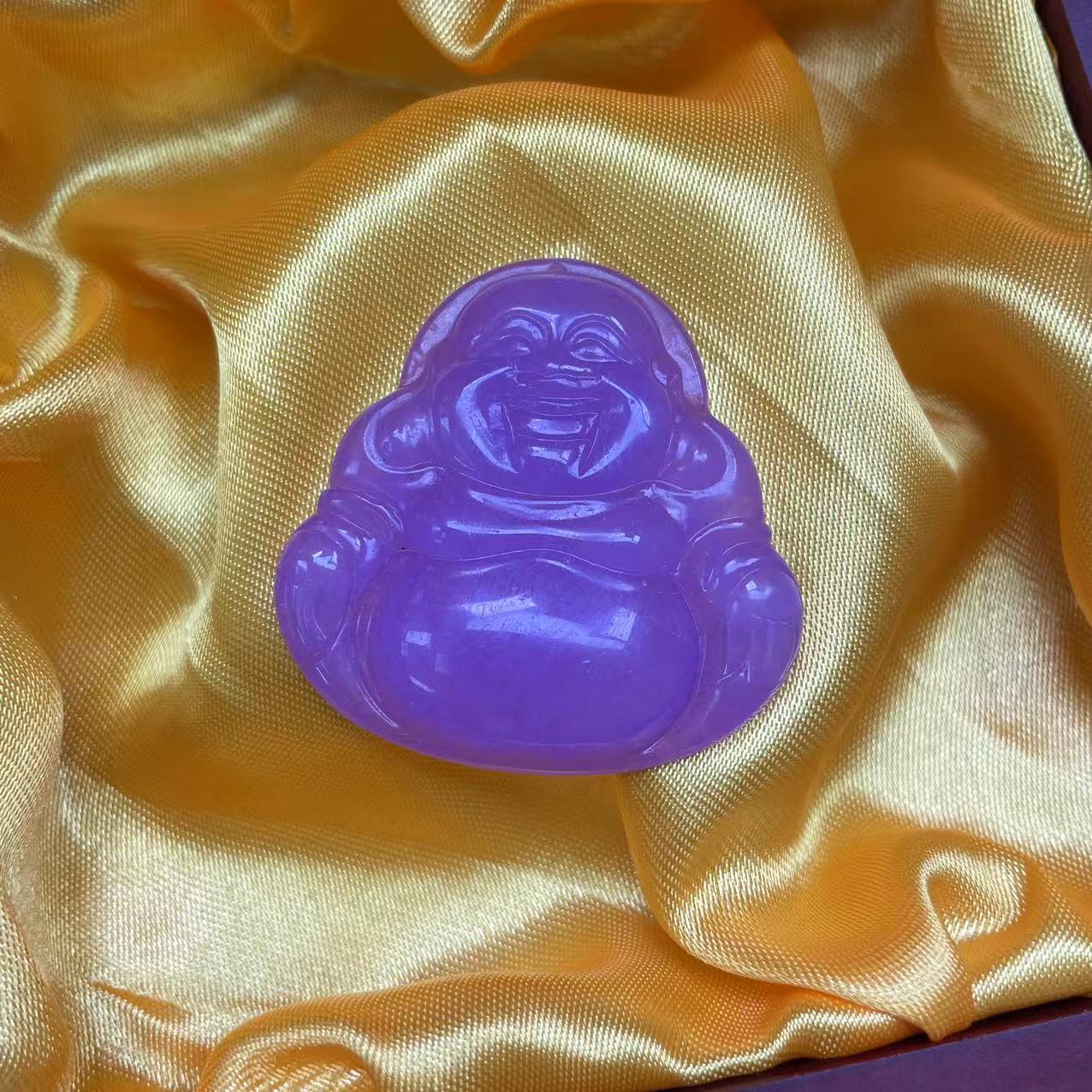 【大喜儿】紫色佛吊坠-12WQ382