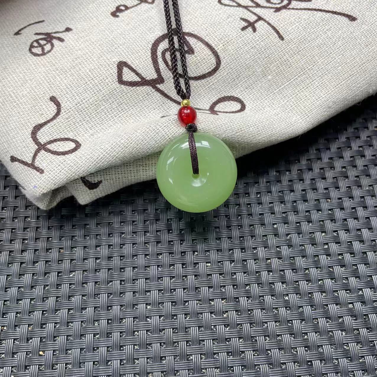 【大喜儿】浅绿面包扣吊坠-12WQ455