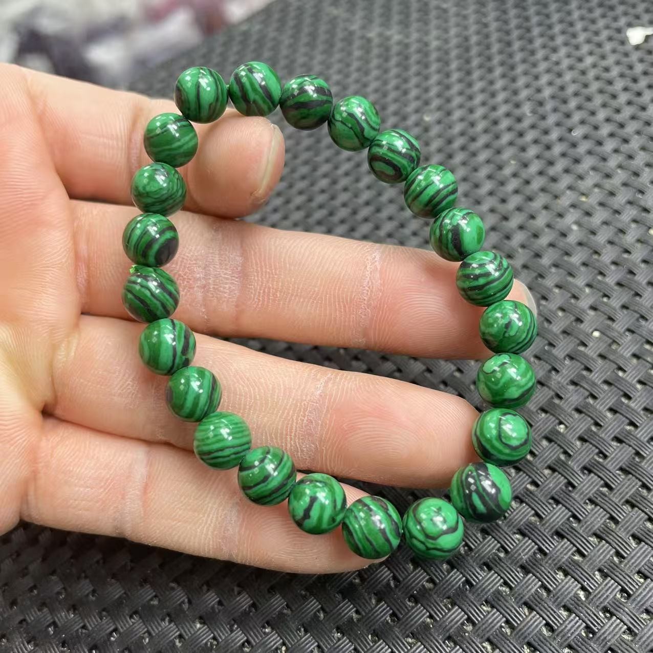 【大喜儿】孔雀色8m手链-12WQ622