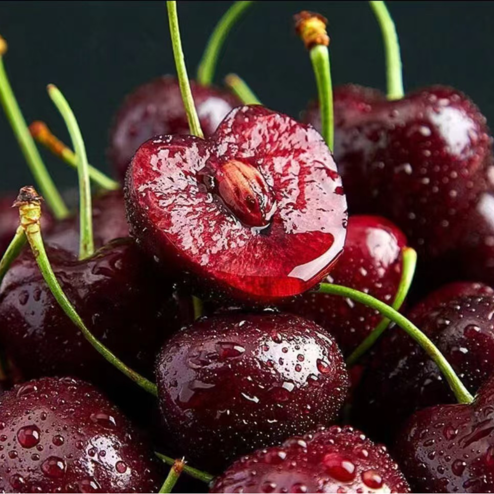 【5翠宝宝】波板空运桑提娜车厘子4JDD川渝包邮 内附果径卡