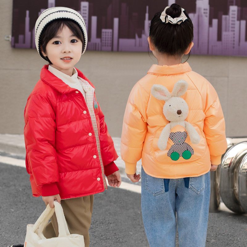 2023新款男童女童羽绒服新款儿童羽绒内胆轻薄款秋冬装中小童外套