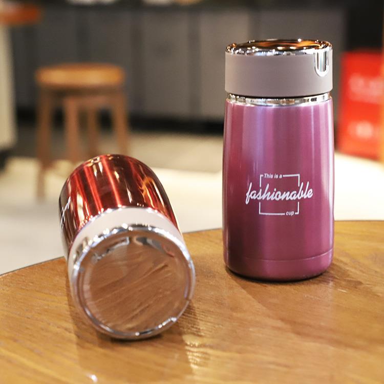 小迷你不锈钢保温杯可携式男女泡茶运动水瓶潮流学生户外防漏水杯