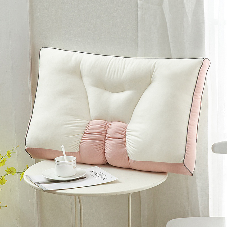 洁丽雅Z蝴蝶枕头护颈椎助眠枕芯功能枕家用高弹软酒店分区枕头芯