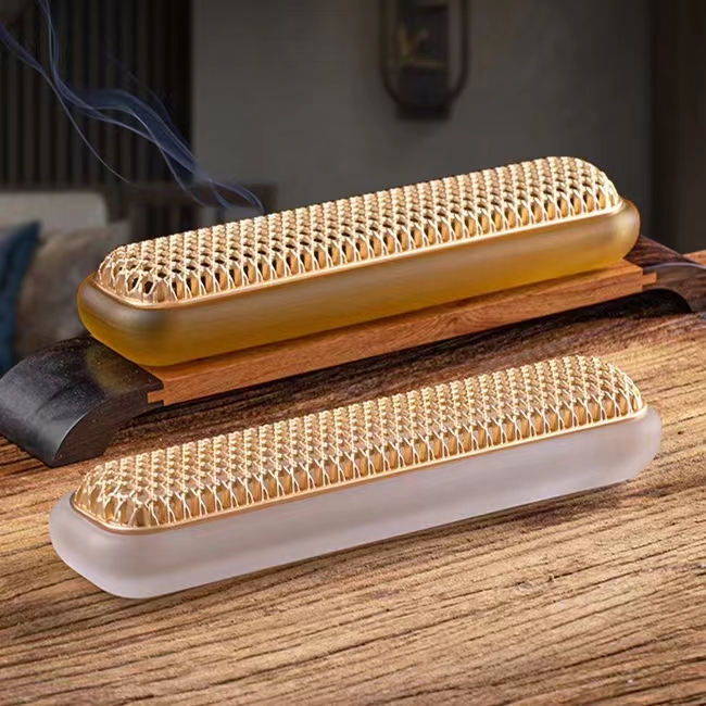 轶香轶缘古法琉璃卧香盒古法琉璃香炉家用室内持久留全季禅茶香薰