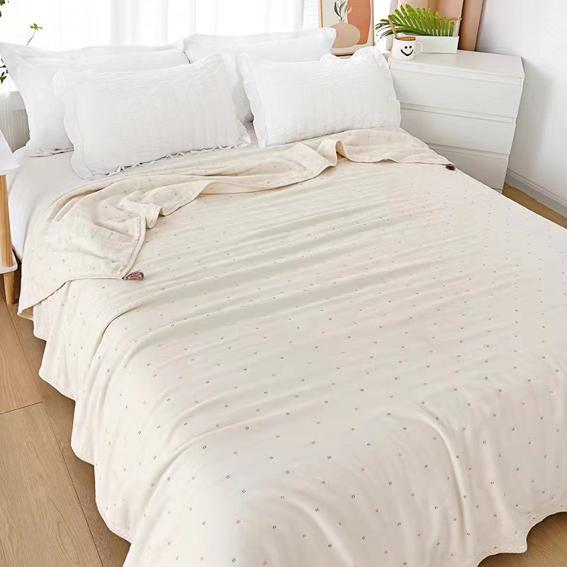 流苏盖毯可机洗，可裸睡，宝宝可啃咬，有设计感，宿舍必备