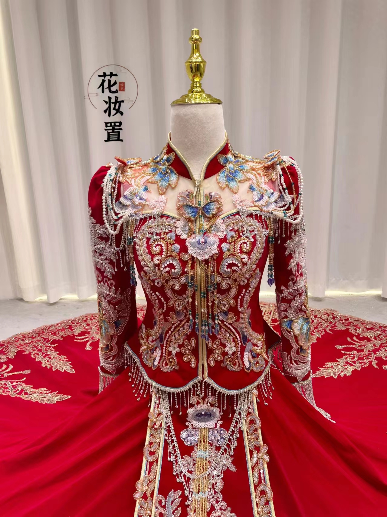 秀禾服2025年新款秋冬季节新娘结婚礼服中式嫁衣龙凤褂婚服