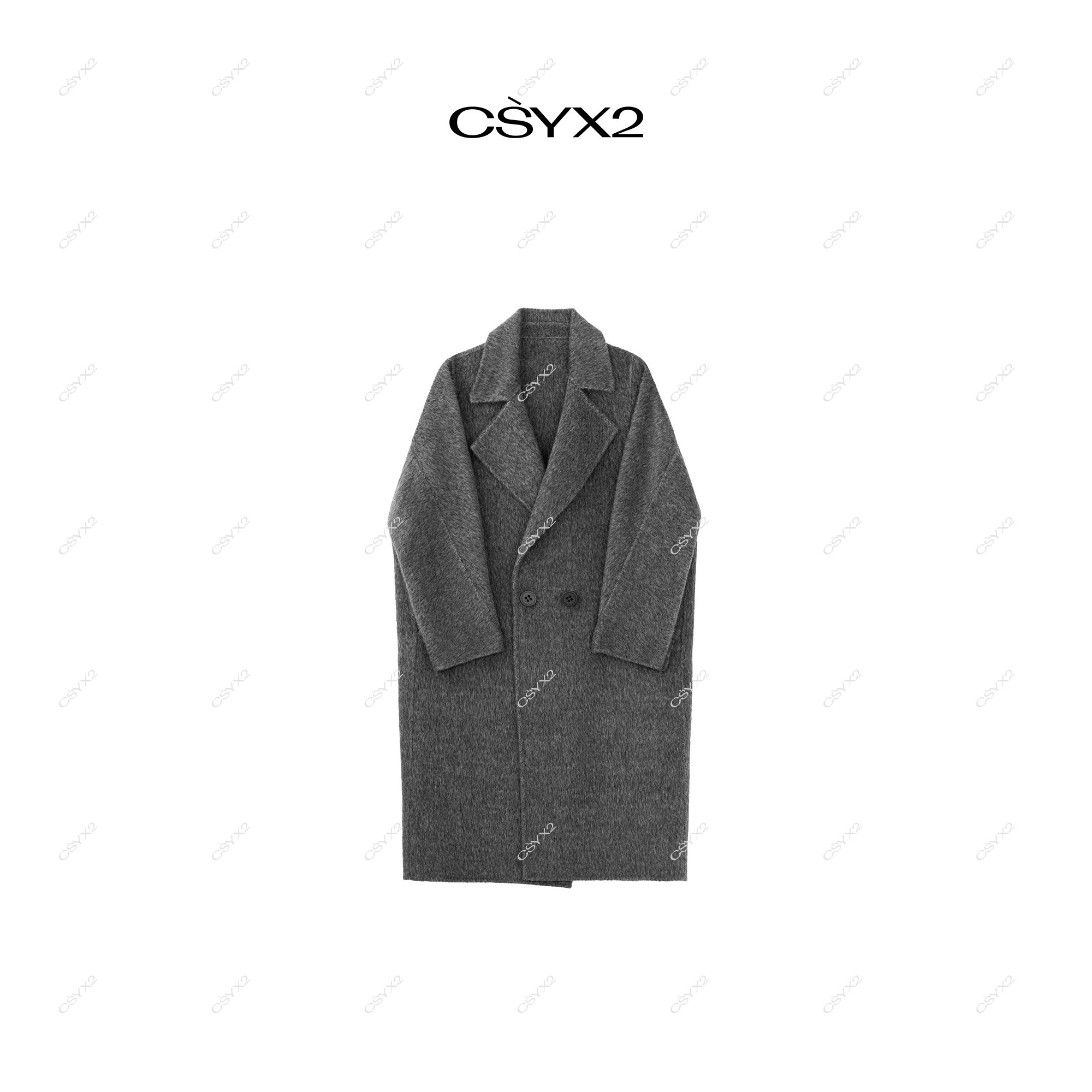 CsyX2-2025A/W 秋冬新款西装领毛呢大衣CA4DD020