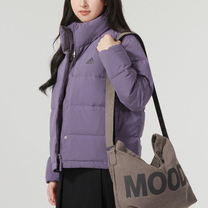 阿迪达斯羽绒服女子2023冬季防风保暖运动外套休闲时尚棉服IK3196