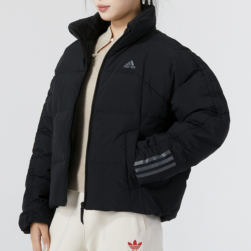 adidas阿迪达斯羽绒服女冬季新款运动休闲保暖连帽夹克外套IL8940