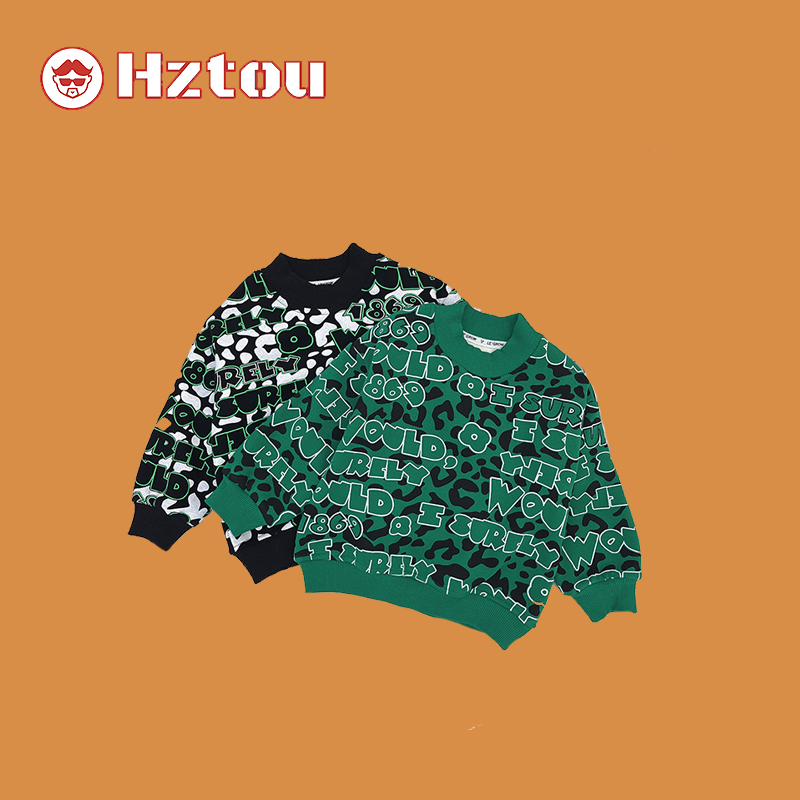 HZT男宝宝帅气加绒卫衣LSQ022