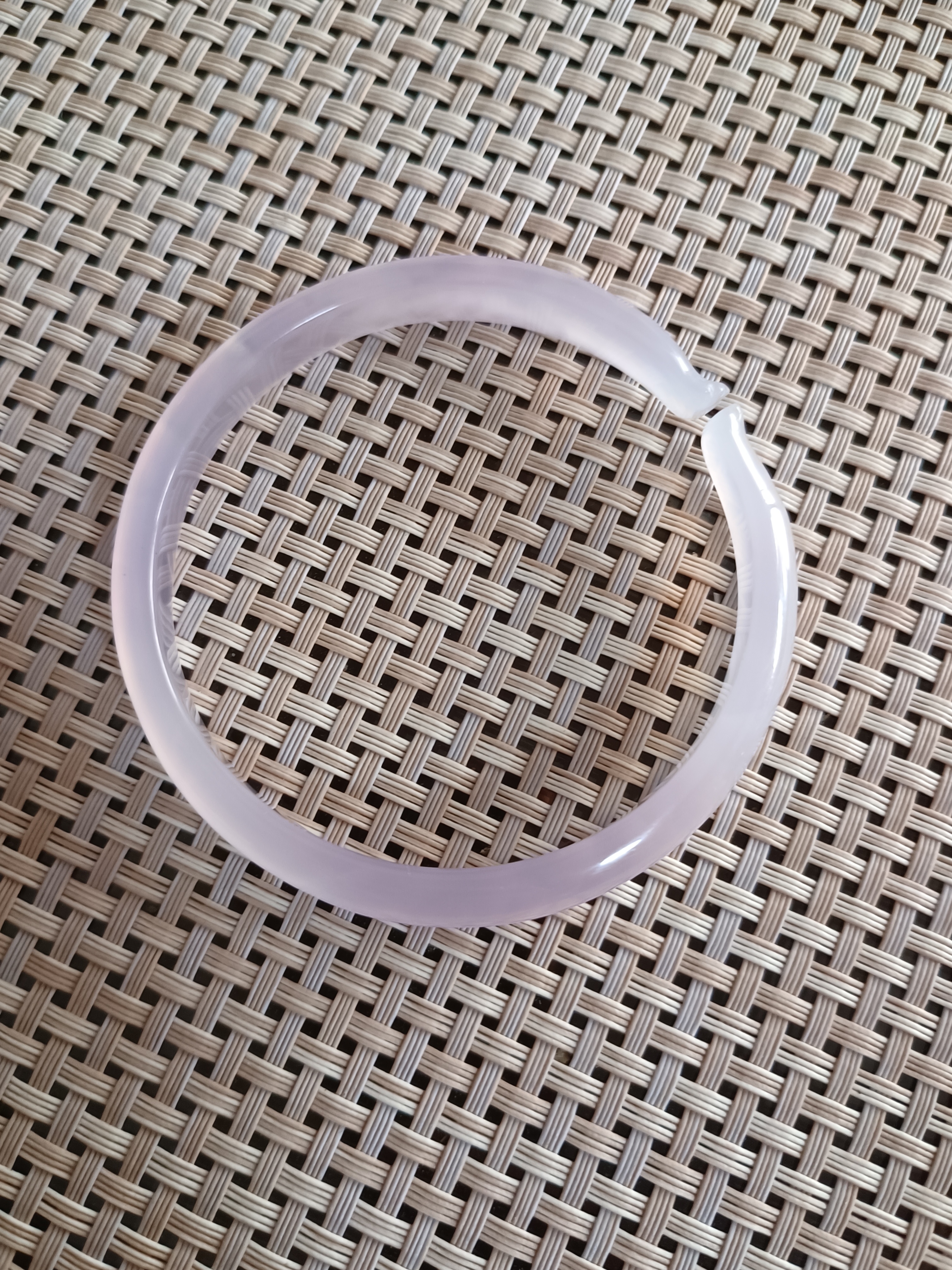 马达加斯加玛瑙紫罗兰手镯63.5口径