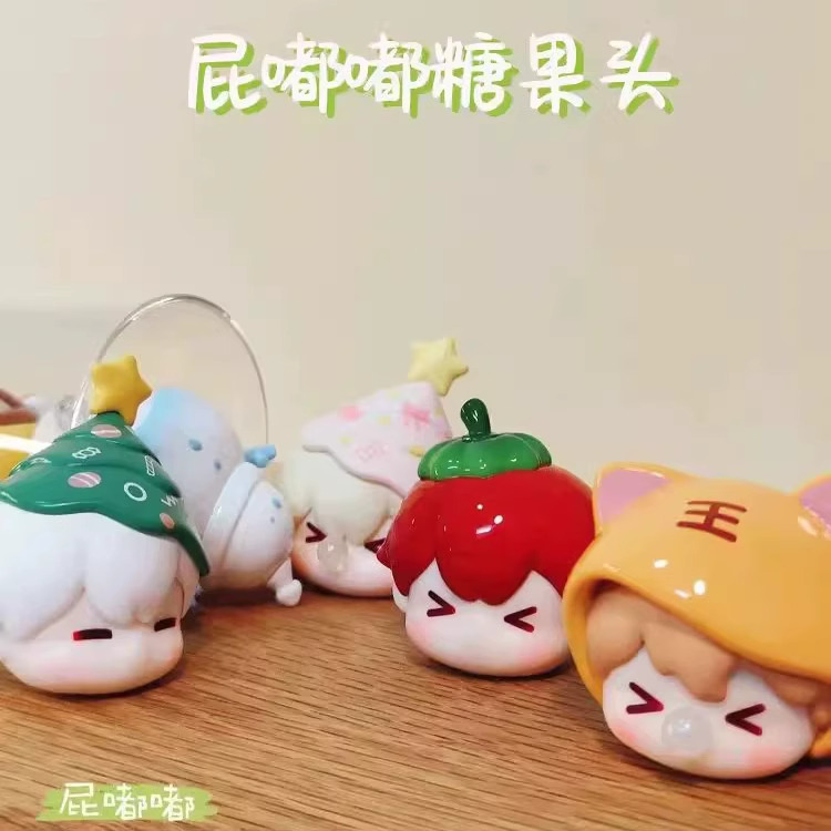 【拆盒】屁嘟嘟糖果头系列盲盒萌粒潮玩