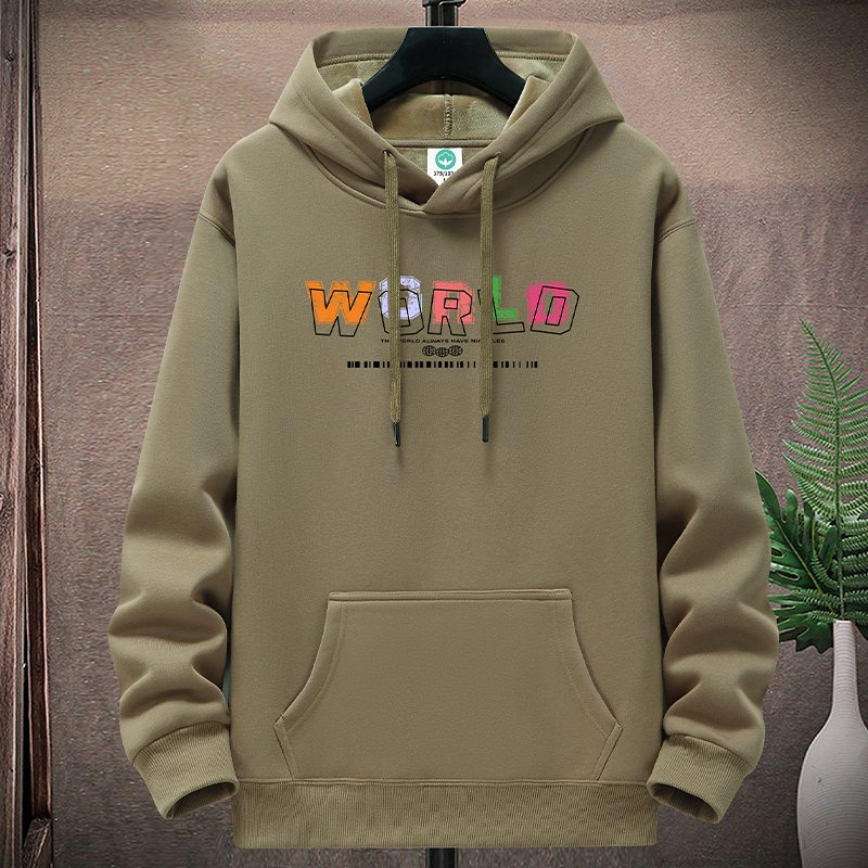 秋冬新款男女同款卫衣大码帽衫新品男士休闲连帽百搭显瘦加厚上衣