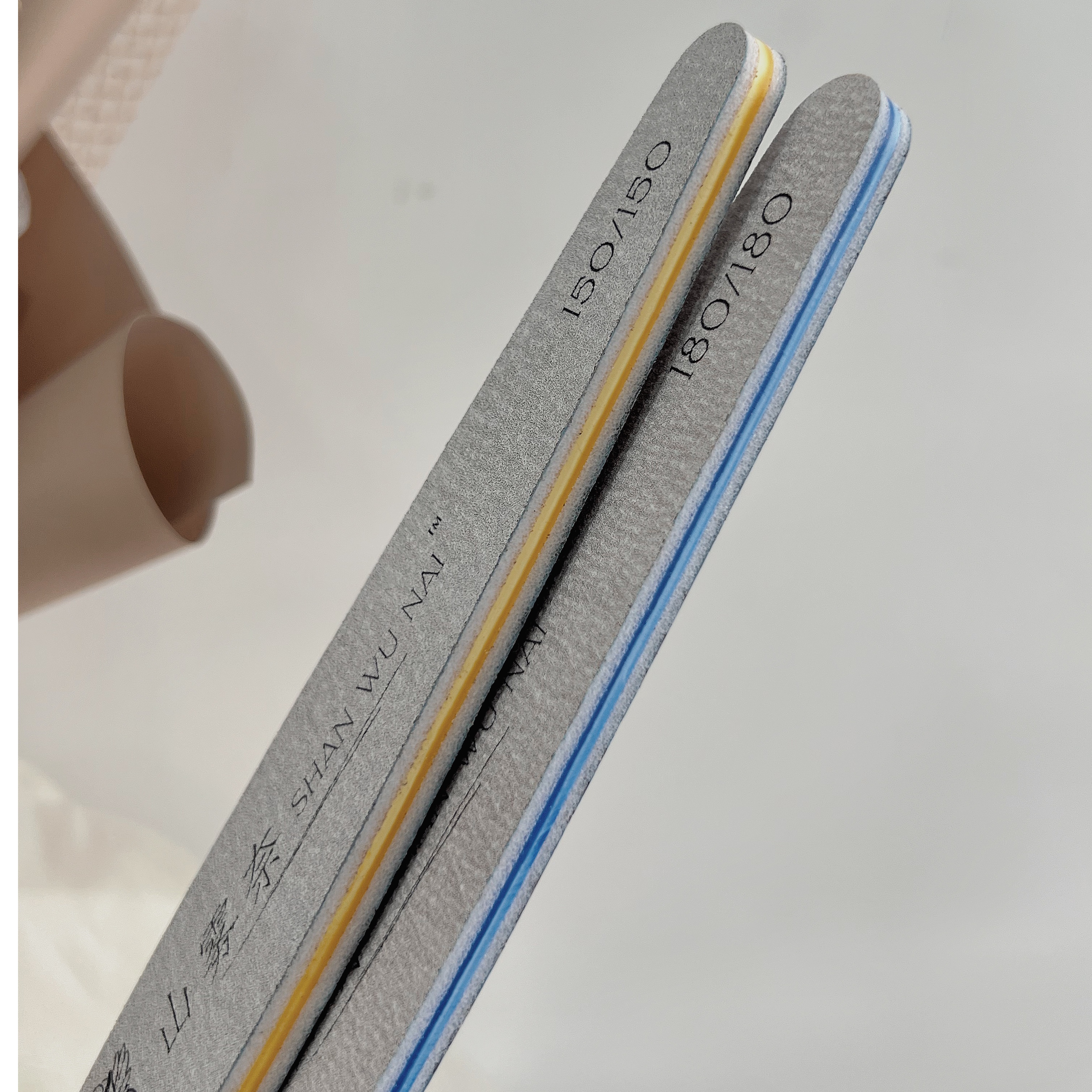 山雾奈·新款单号海绵砂条打磨水晶光疗专用打磨省力下灰水洗新手