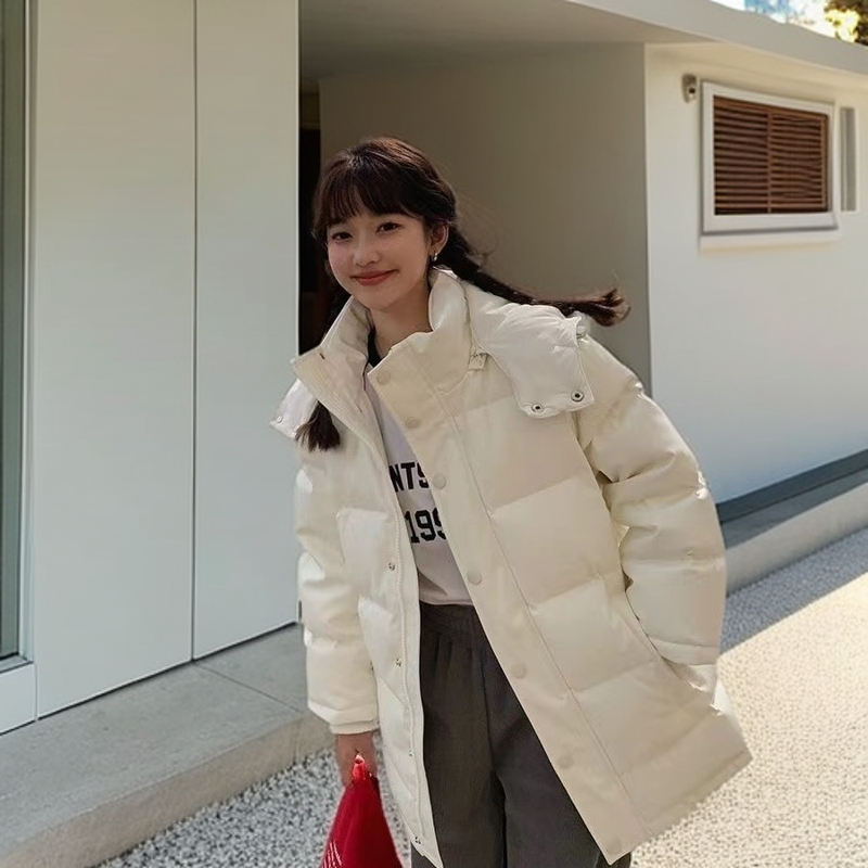  时尚休闲连帽潮流PU免洗百搭冬季加厚韩版