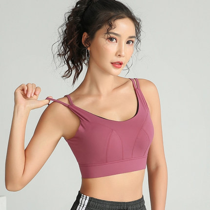 热卖可调节大码一体杯运动内衣女 聚拢防震跑步胖mm200斤美背文胸