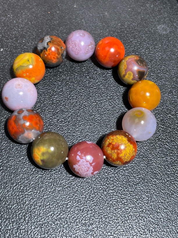 战国红玛瑙精品多宝高品质手串颜色丰富多彩尺寸20毫米