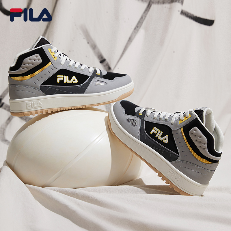 Fila/斐乐时尚百搭鞋男鞋秋冬高帮板鞋休闲运动板鞋运动鞋
