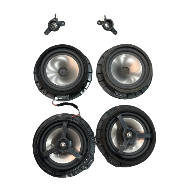 车载音响金属盆喇叭6.5寸中低音高音升级改装无损安装