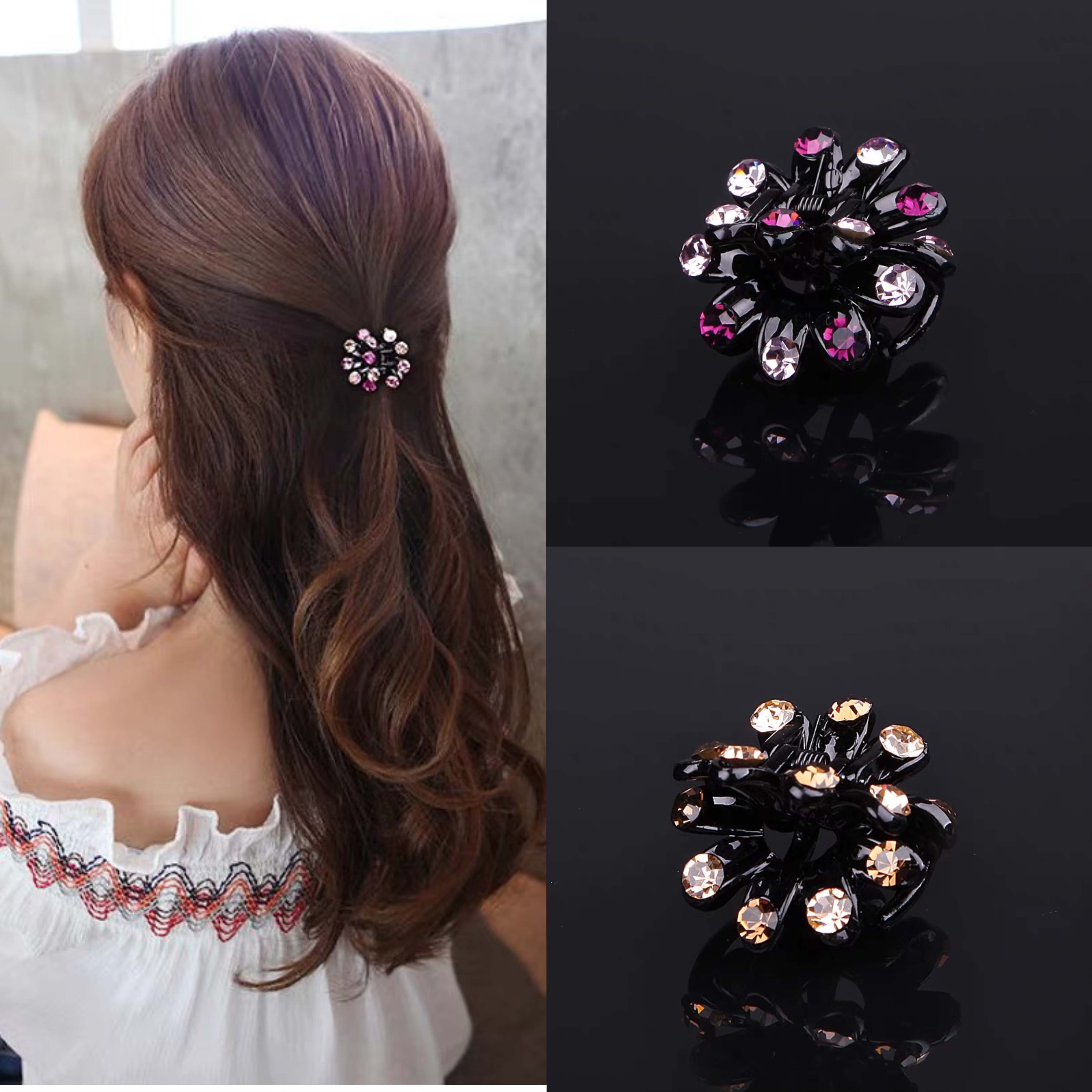 诗泊雅气质韩版小号侧边头饰刘海发夹