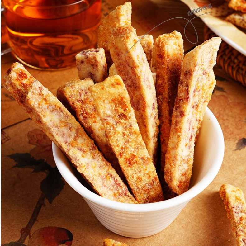 芝士紫薯条咸蛋黄荔浦芋头条番茄味薯角