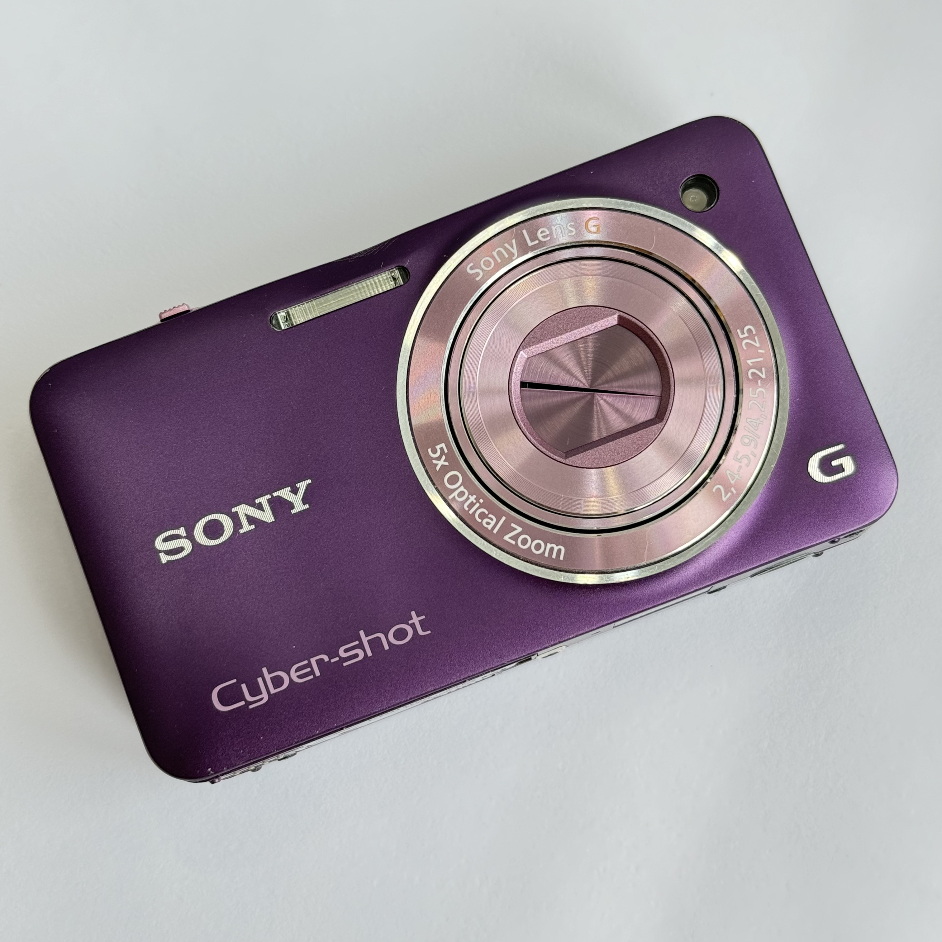 9新 Sony/索尼 wx5紫色日版1220w像素5倍光学变焦复古ccd相机