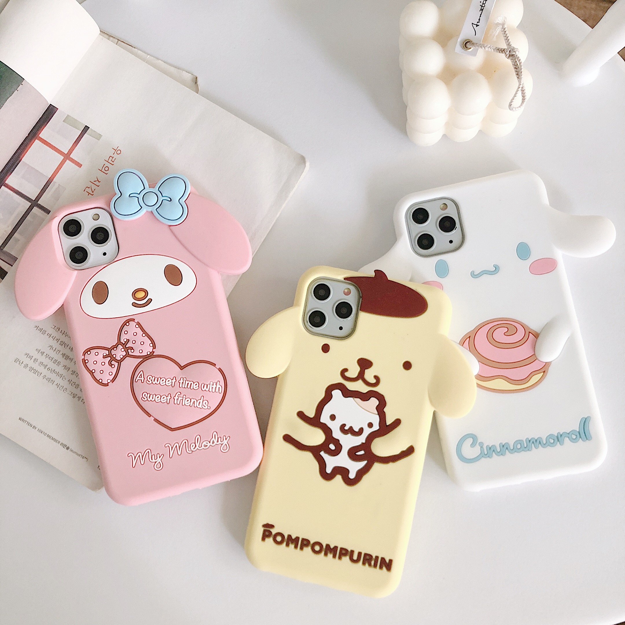 苹果|卡通玉桂狗美乐蒂可爱布丁狗适用iPhone16女款软硅胶手机壳