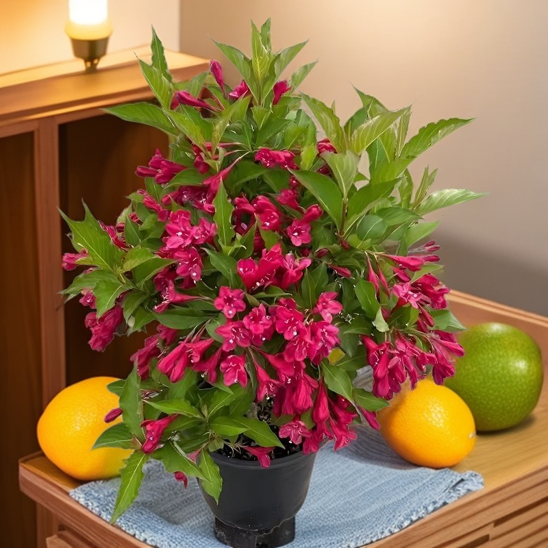 红王子锦带花苗矮化棒棒糖形丛生四季发好养绿植花卉盆栽耐晒耐热