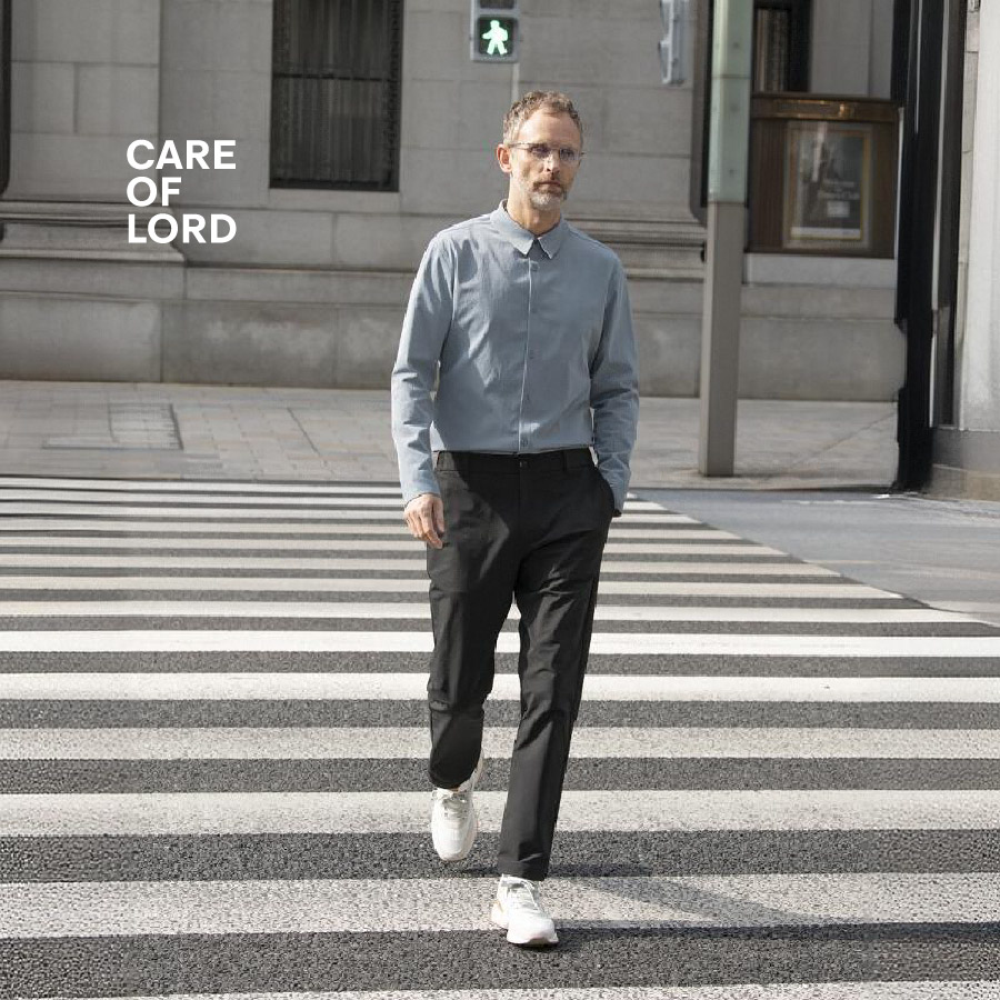 CARE OF LORD探险家春秋季微软壳休闲通勤商务男士直筒长裤子1657