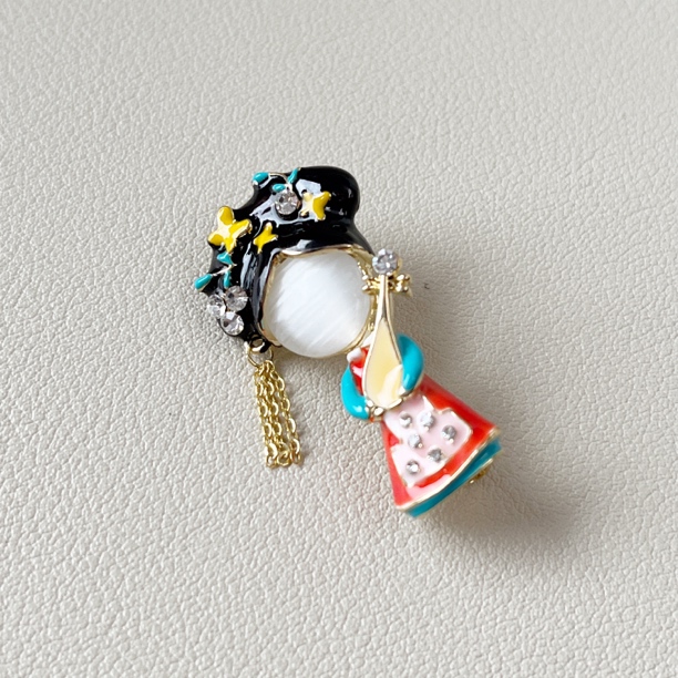 铜合金胸针 芽怼怼(高高) 胸针 1753