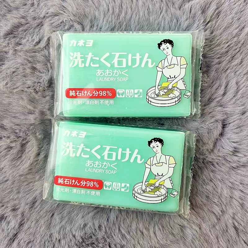 日本家耐优石碱多功能去污皂150g一块