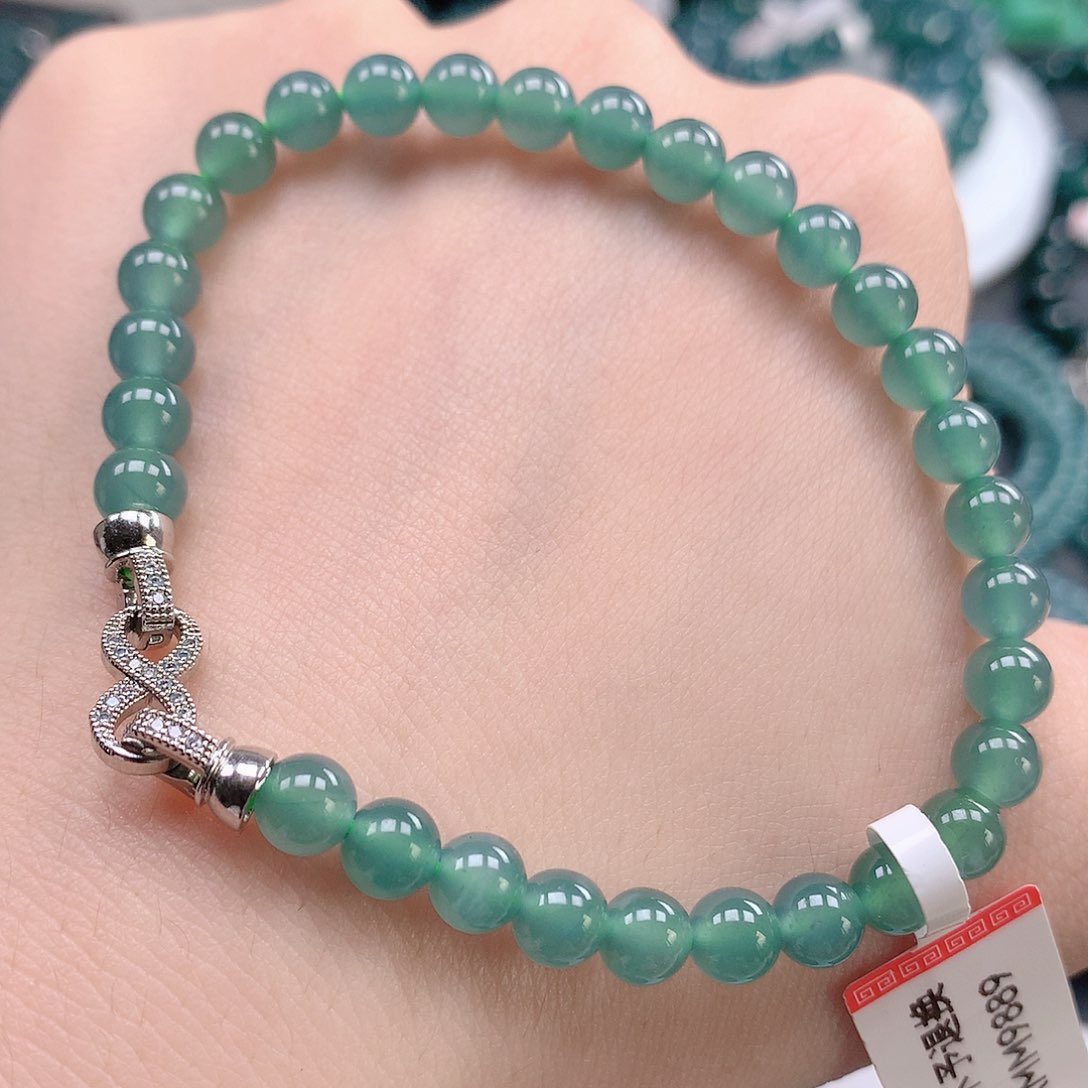 翡翠项链未镶嵌手串卡6