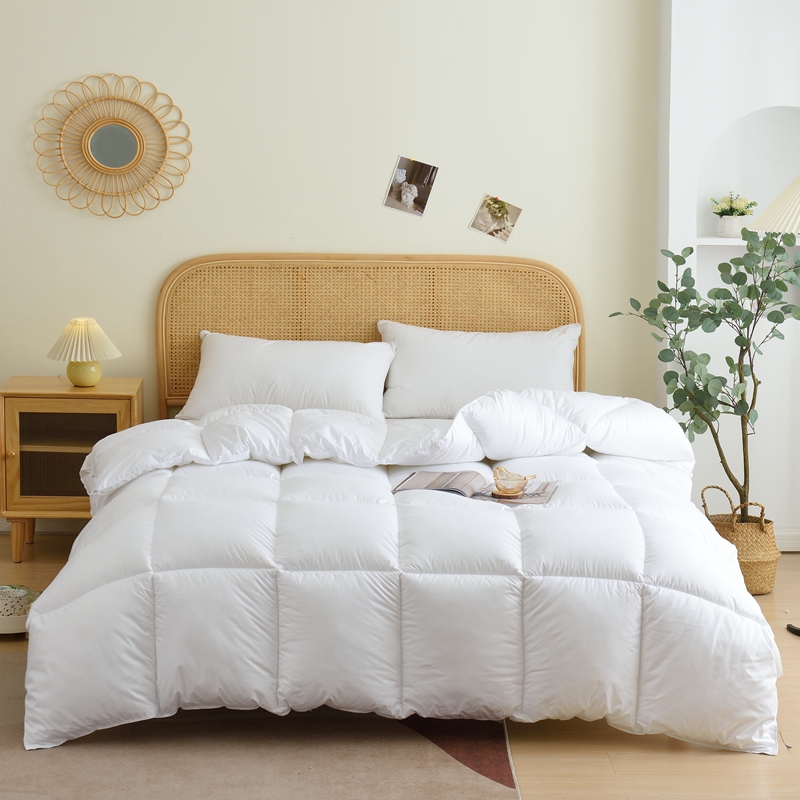 静涵美五星级酒店纯白床上用品批发超柔学生宿舍四季被芯被子定制