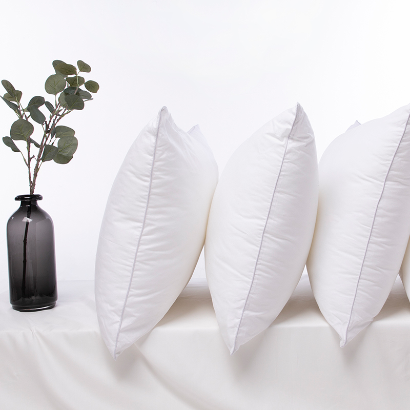 静涵美纯白五星级酒店宾馆学生长方形可折叠不变形可水洗枕芯软枕
