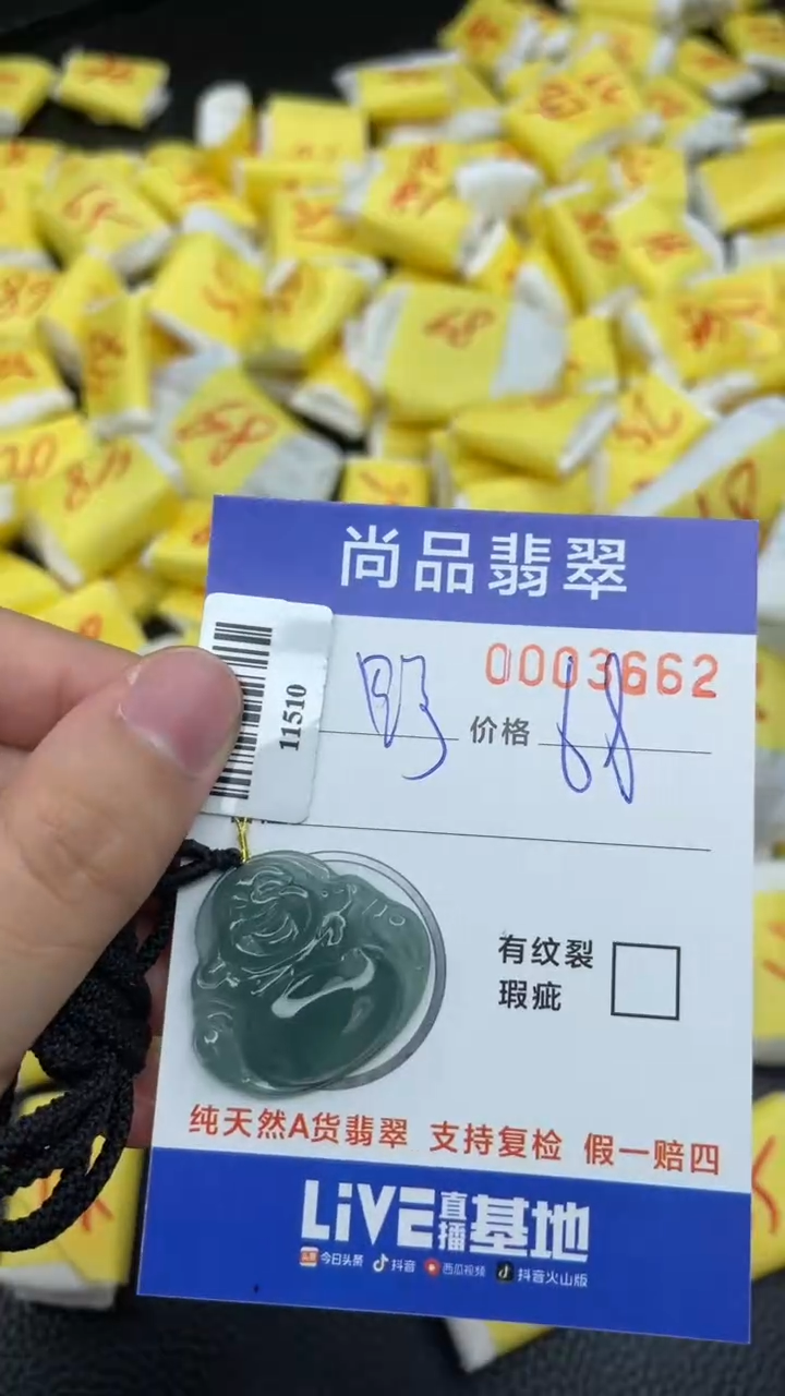 【闪购商品】翡翠颈饰未镶嵌天然翡翠