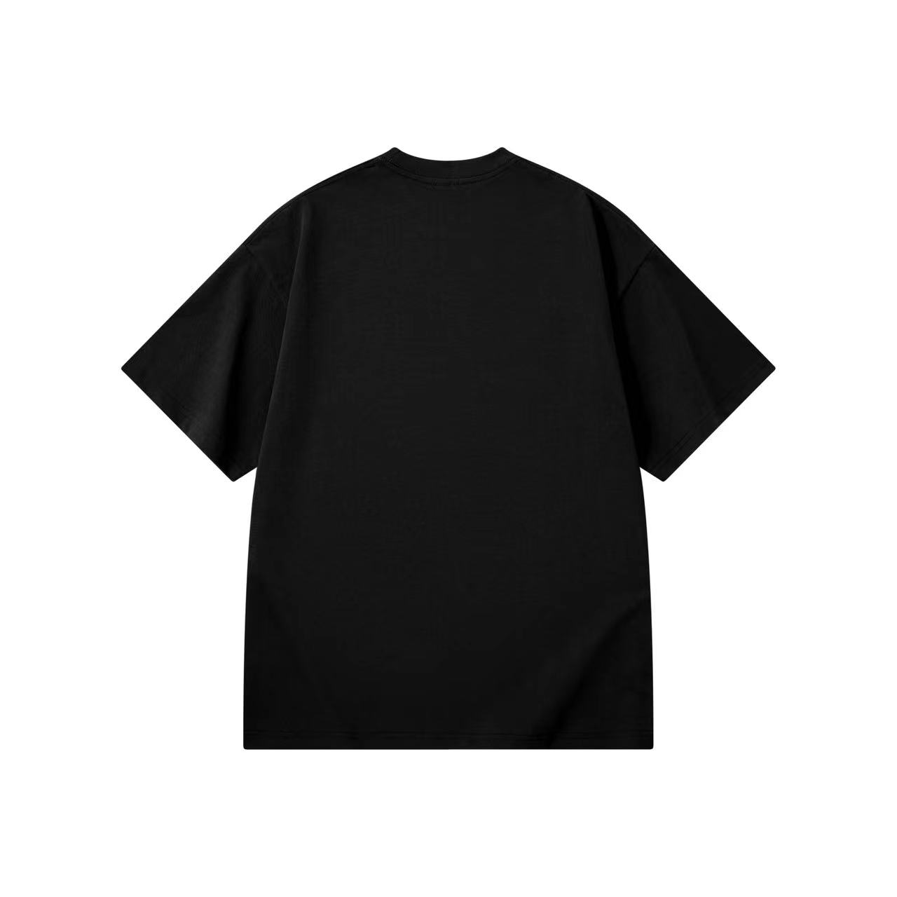 【17号链接-AC胶囊】奢品仓男女同款简约重磅宽松情侣休闲T恤纯棉