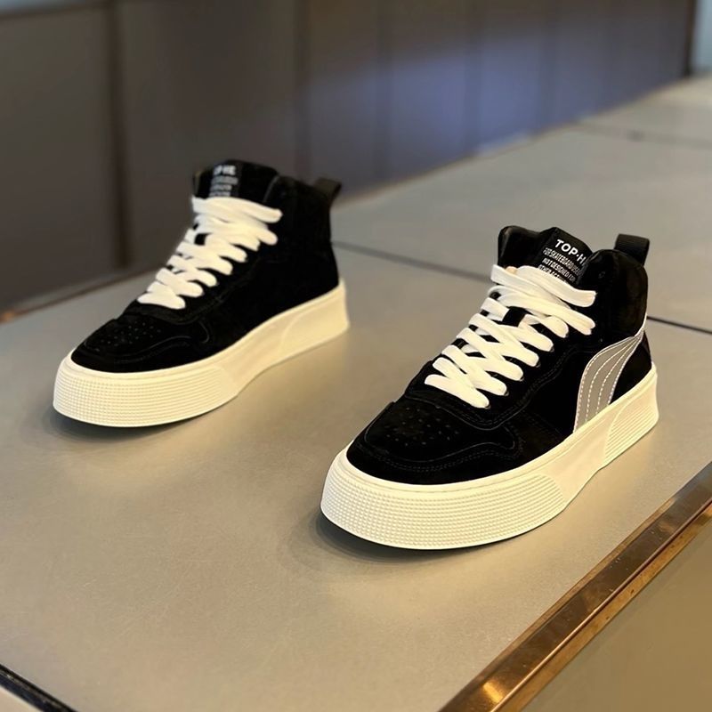 【小扬哥推荐】秋季高帮软底网红爆款男鞋新款潮流休闲男鞋子增高