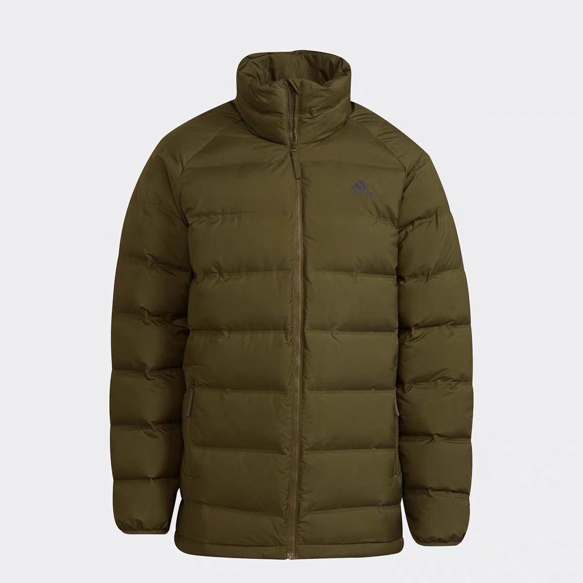 Adidas阿迪达斯男款运动休闲保暖超轻透气立领羽绒服外套GT9197