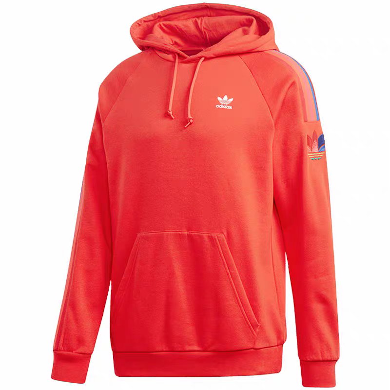 Adidas/阿迪达斯上衣男休闲舒适连帽保暖卫衣套头衫GE6247长袖