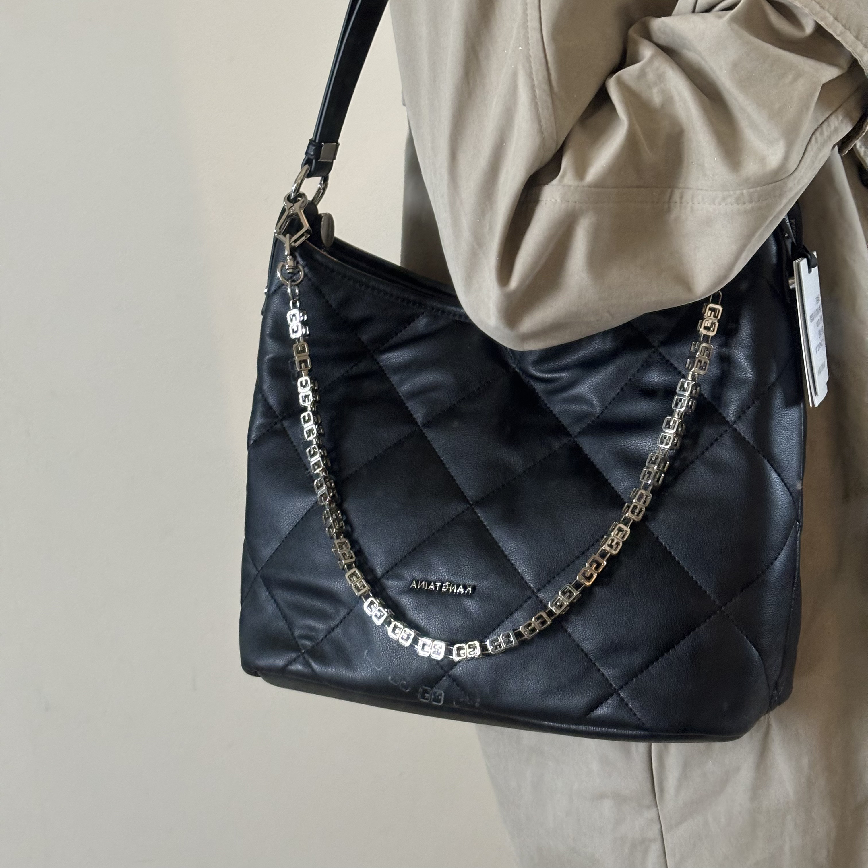 女包秋冬新款菱格羊皮大包 29*25公分