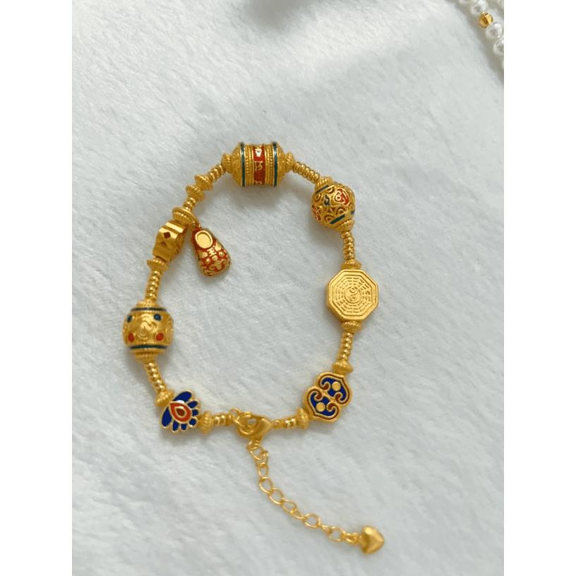 合金珐琅手链 智慧之眼原创设计款手链