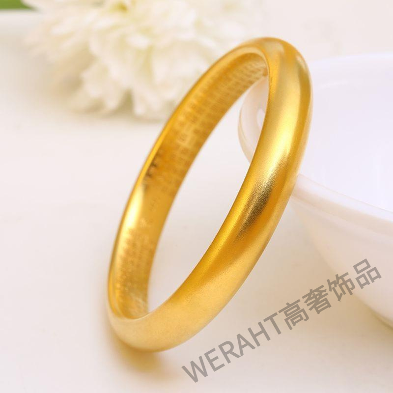 铜合金手镯 （高定版8N心经百搭轮胎款）55克左右实心气