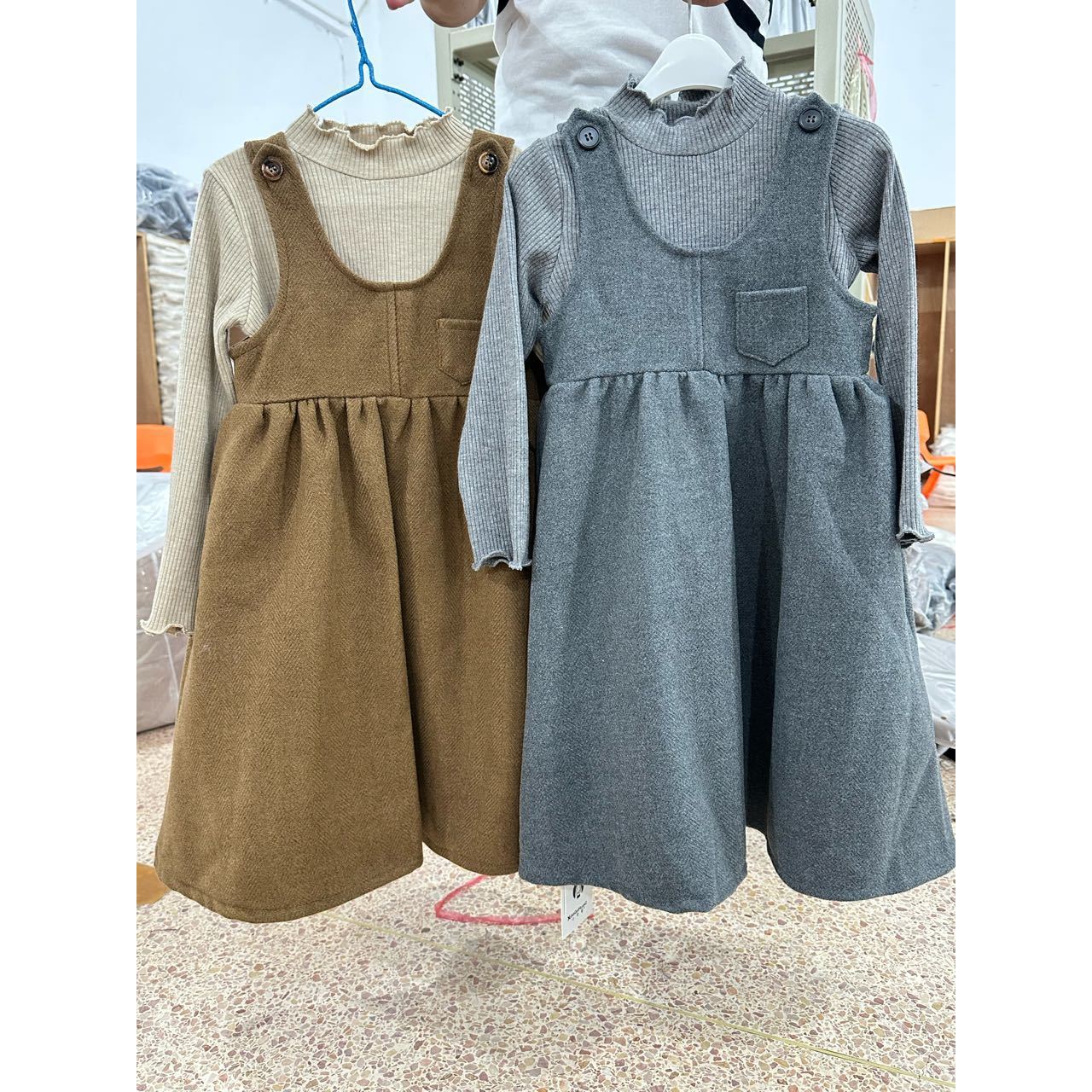 现货       2024新款秋季儿童时尚女童休闲套装3576