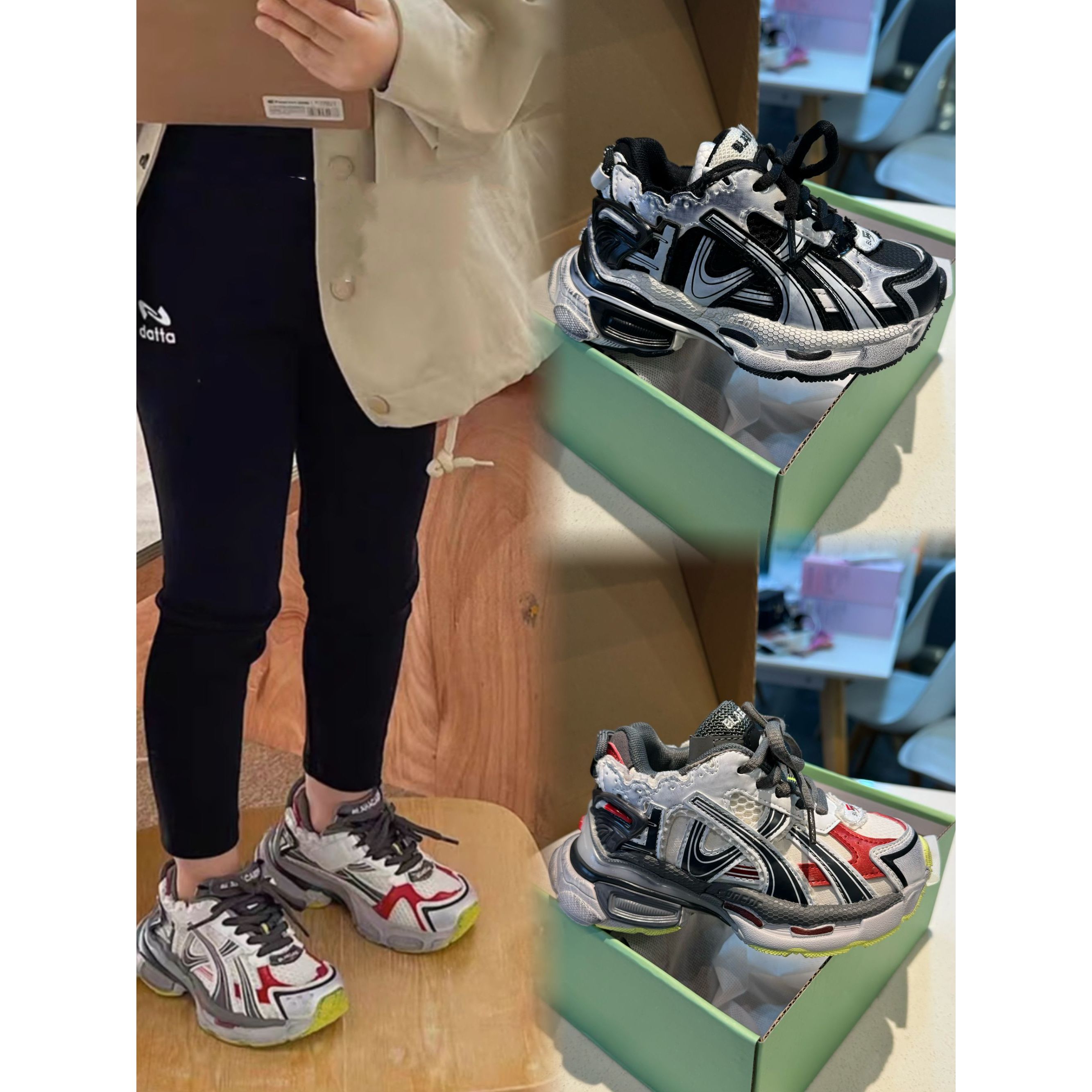 现货  2024秋季儿童休闲男童女童时尚脏脏鞋运动鞋2861