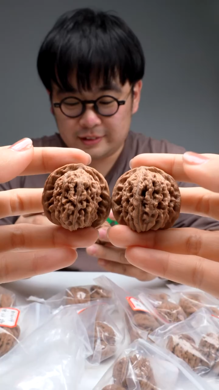 【闪购商品】文玩核桃把件蓟县四座楼尺寸38