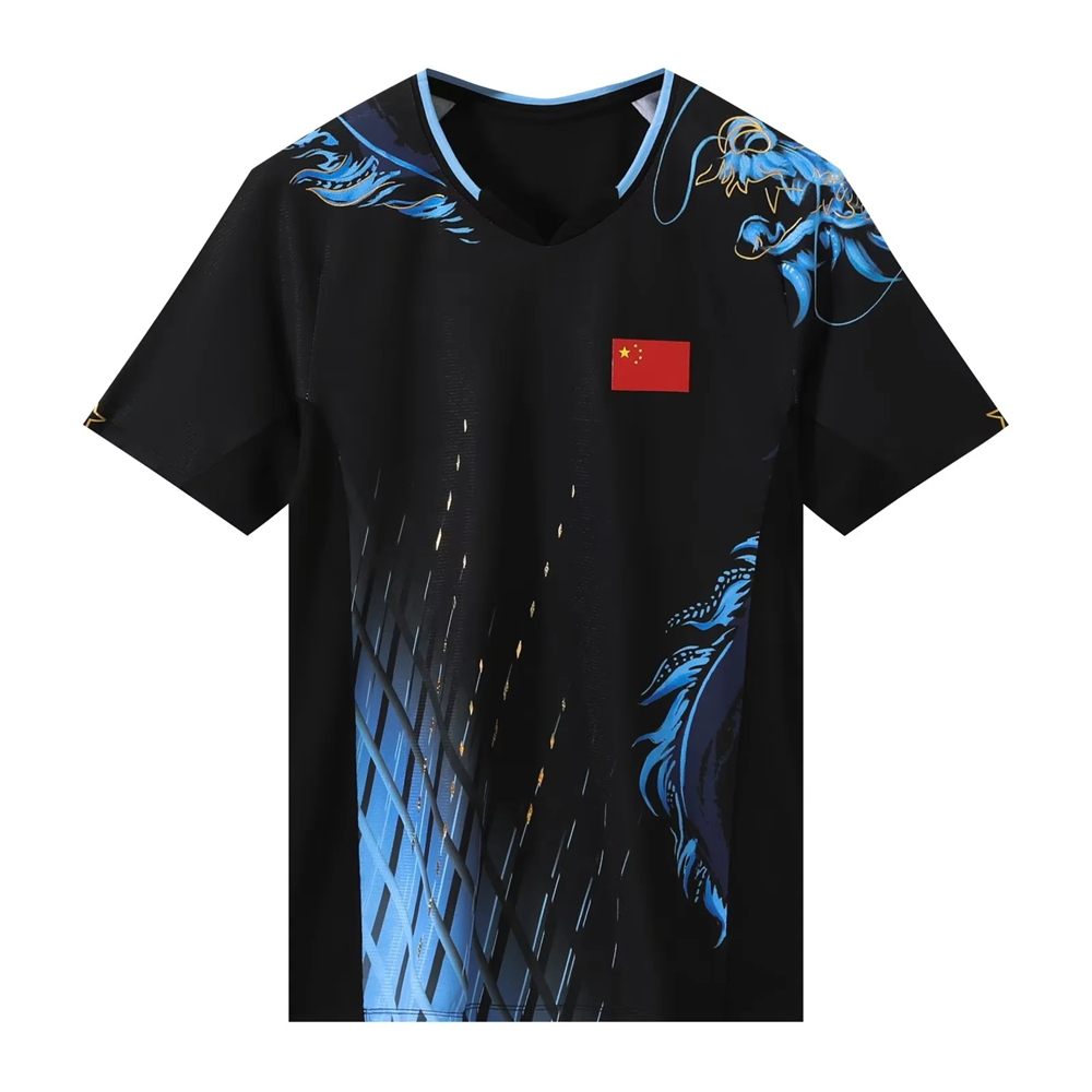新款乒乓球服男女套装国家队比赛服速干上衣羽毛球服定制羽毛球衣