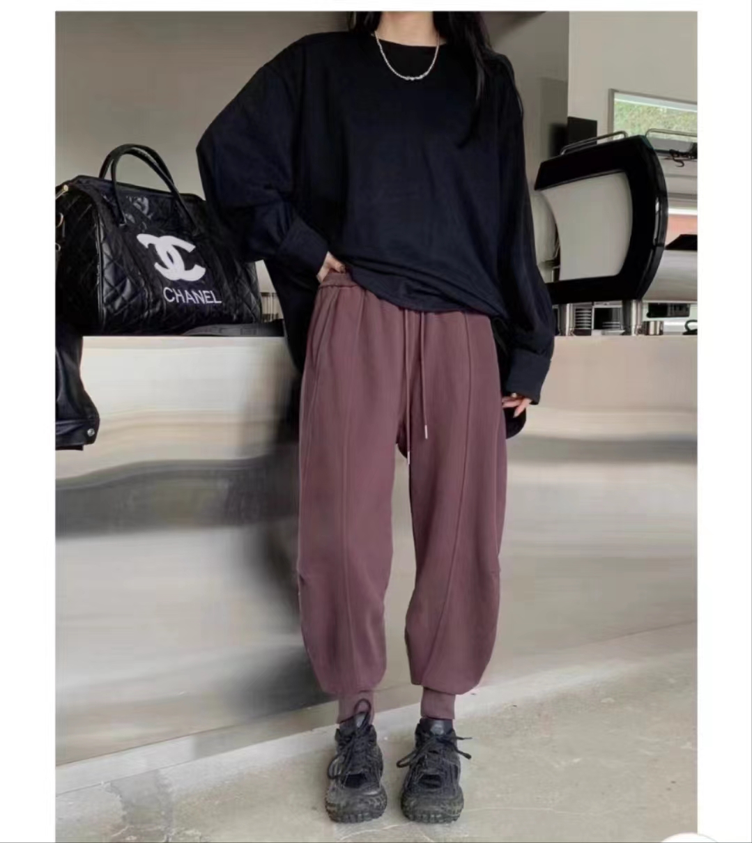 【WJ大码】慧  886  四色加绒休闲裤 (3-7)  冬季新款