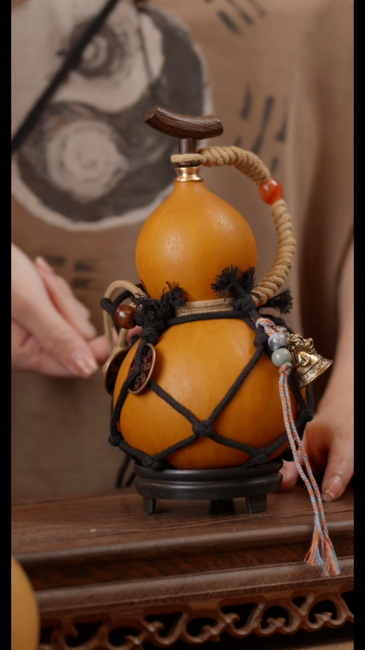 【闪购商品】精品天然大漆工艺防渗内胆酒葫芦~232