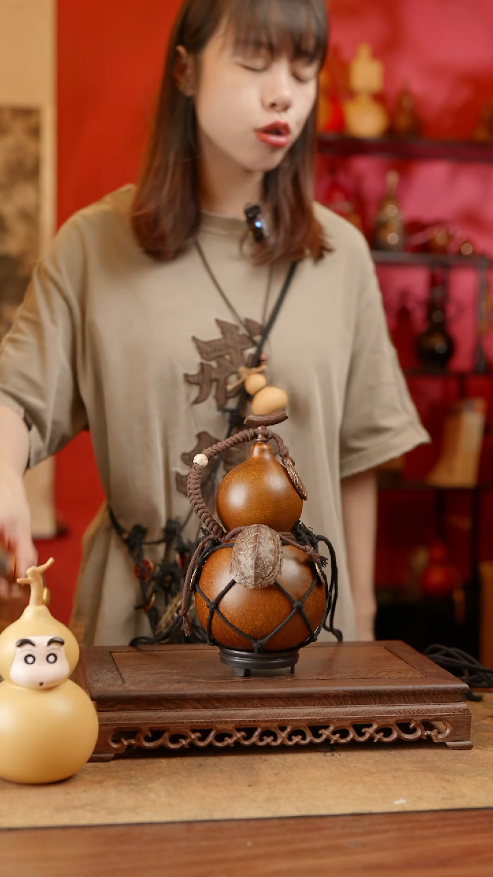 【闪购商品】精品天然大漆工艺防渗内胆酒葫芦~147